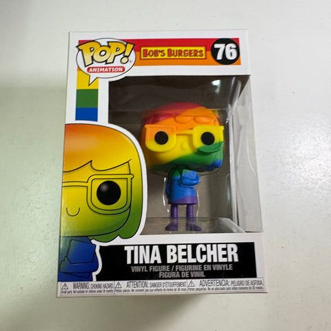 Tina Belcher Rainbow - Bob's Burgers Funko Pop 76 Vinyl Figure (11.4 Cm L × 8.9 Cm W × 15.9 Cm H)