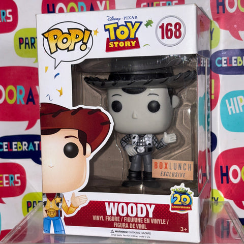 Toy Story - Woody (Black and White) Funko Pop 168 Boxlunch Exclusive