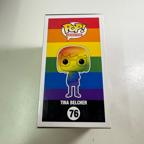 Tina Belcher Rainbow - Bob's Burgers Funko Pop 76 Vinyl Figure (11.4 Cm L × 8.9 Cm W × 15.9 Cm H)