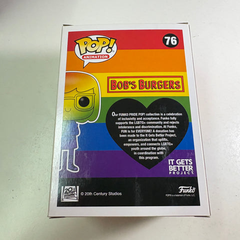 Tina Belcher Rainbow - Bob's Burgers Funko Pop 76 Vinyl Figure (11.4 Cm L × 8.9 Cm W × 15.9 Cm H)