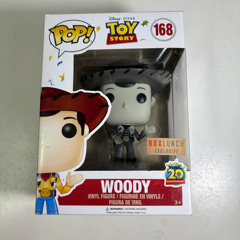 Toy Story - Woody (Black and White) Funko Pop 168 Boxlunch Exclusive