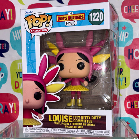 Louise Belcher  - Bob's Burgers Funko Pop 1220 Vinyl Figure (11.4 Cm L × 8.9 Cm W × 15.9 Cm H)