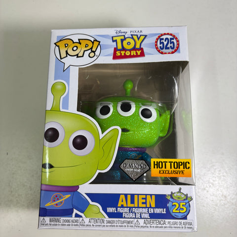 Toy Story - Alien (Diamond) Disney Funko Pop 525 Hot Topic Exclusive