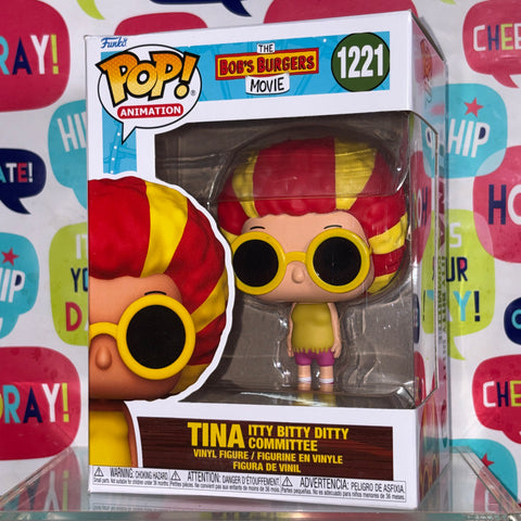 Tina Belcher  - Bob's Burgers Funko Pop 1221 Vinyl Figure (11.4 Cm L × 8.9 Cm W × 15.9 Cm H)