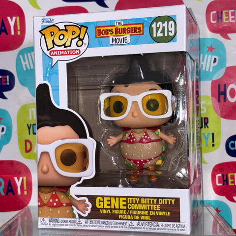 Gene Belcher  - Bob's Burgers Funko Pop 1219 Vinyl Figure (11.4 Cm L × 8.9 Cm W × 15.9 Cm H)