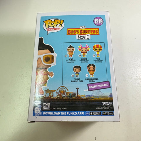 Gene Belcher  - Bob's Burgers Funko Pop 1219 Vinyl Figure (11.4 Cm L × 8.9 Cm W × 15.9 Cm H)