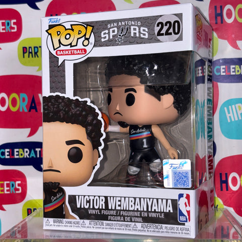 Victor Wembanyama - NBA Basketball Funko Pop 220 Vinyl Figure Exclusive (15.9 × 11.4 × 8.9)