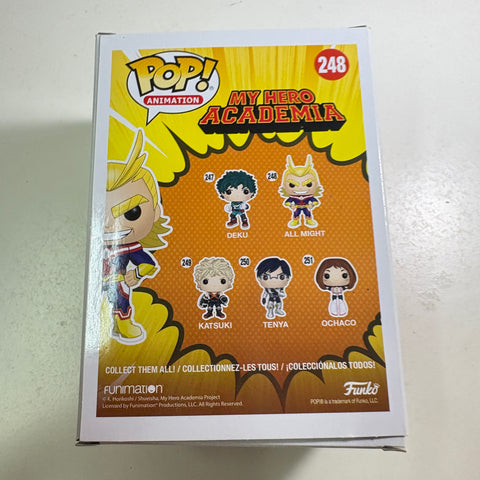 BOX FLAWS VIEW PHOTOS All Might - My Hero Academia Funko Pop 248 Vinyl Figure (11.4 Cm L × 8.9 Cm W × 15.9 Cm H)