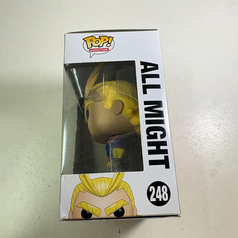 BOX FLAWS VIEW PHOTOS All Might - My Hero Academia Funko Pop 248 Vinyl Figure (11.4 Cm L × 8.9 Cm W × 15.9 Cm H)