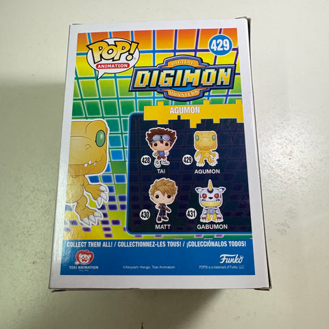 Agumon - Digimon Funko Pop 429 Vinyl Figure (11.4 Cm L × 8.9 Cm W × 15.9 Cm H)
