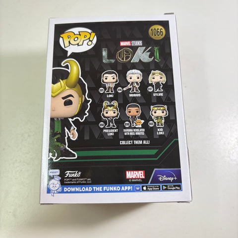 President Loki with Alligator Loki - Marvel Funko Pop 1066 Vinyl Figure (15.9 × 11.4 × 8.9)