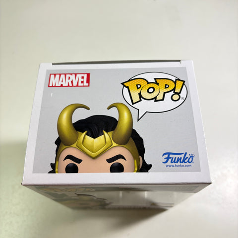 President Loki with Alligator Loki - Marvel Funko Pop 1066 Vinyl Figure (15.9 × 11.4 × 8.9)