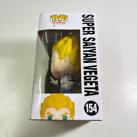 BOX FLAWS VIEW PHOTOS Vegeta (Super Saiyan) - Dragon Ball Z Funko Pop 154 AAA Anime Vinyl Figure (15.9 × 11.4 × 8.9)