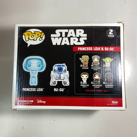 Princess Leia & R2-D2 Star Wars Funko Pop 2 Pack Summer Convention