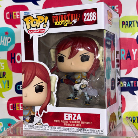 Erza - Fairy Tail Funko Pop 2288 Vinyl Figure (15.9 × 11.4 × 8.9)