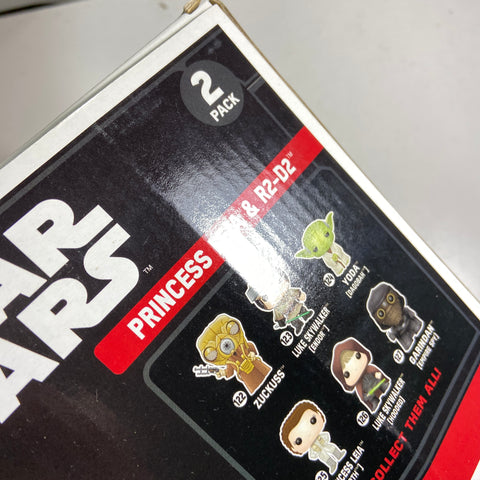 Princess Leia & R2-D2 Star Wars Funko Pop 2 Pack Summer Convention