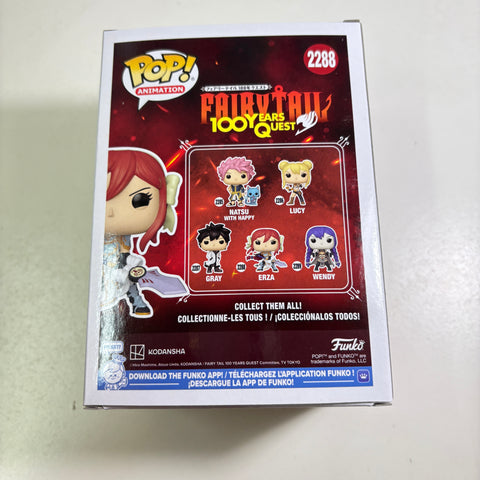 Erza - Fairy Tail Funko Pop 2288 Vinyl Figure (15.9 × 11.4 × 8.9)