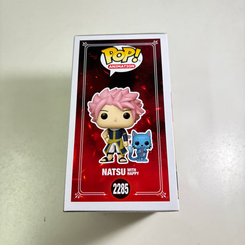 Natsu with Happy - Fairy Tail Funko Pop 2285 Vinyl Figure (15.9 × 11.4 × 8.9)