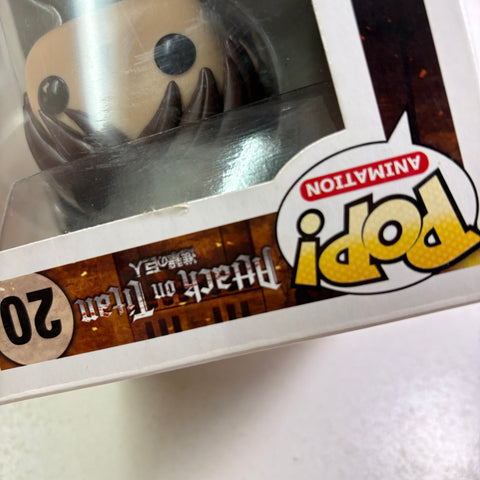 BOX FLAWS VIEW PHOTOS Eren Jaeger - Attack on Titan Funko Pop 20 Vinyl Figure (11.4 Cm L × 8.9 Cm W × 15.9 Cm H)