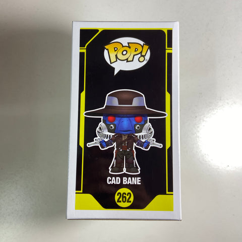 Cad Bane - Star Wars Funko Pop 262 (SDCC STICKER IS NOT REAL but figure and box are authentic)