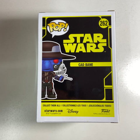 Cad Bane - Star Wars Funko Pop 262 (SDCC STICKER IS NOT REAL but figure and box are authentic)
