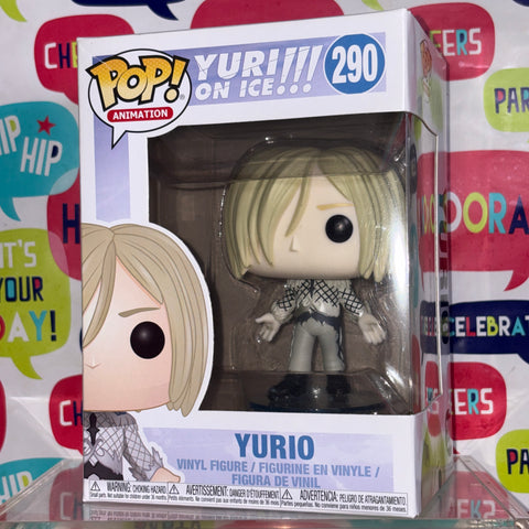 BOX FLAWS VIEW PHOTOS Yurio - Yuri on Ice Funko Pop 290 Vinyl Figure (11.4 Cm L × 8.9 Cm W × 15.9 Cm H)