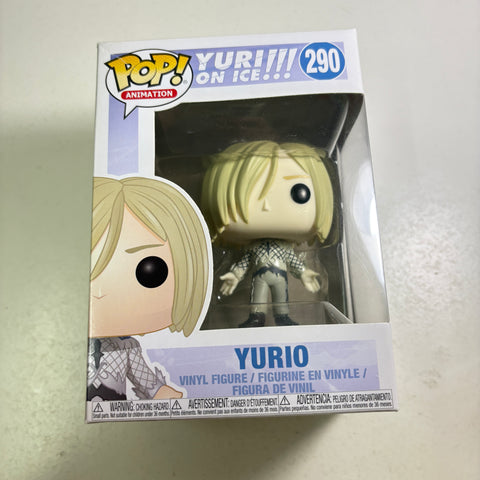 BOX FLAWS VIEW PHOTOS Yurio - Yuri on Ice Funko Pop 290 Vinyl Figure (11.4 Cm L × 8.9 Cm W × 15.9 Cm H)