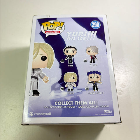 BOX FLAWS VIEW PHOTOS Yurio - Yuri on Ice Funko Pop 290 Vinyl Figure (11.4 Cm L × 8.9 Cm W × 15.9 Cm H)