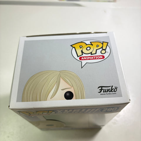 BOX FLAWS VIEW PHOTOS Yurio - Yuri on Ice Funko Pop 290 Vinyl Figure (11.4 Cm L × 8.9 Cm W × 15.9 Cm H)