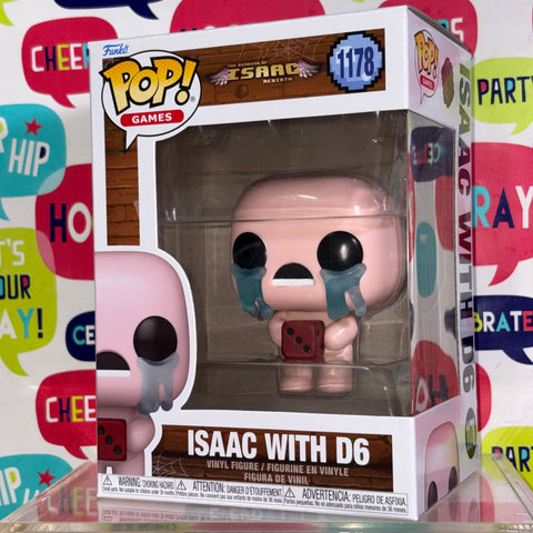 Isaac with D6 - The Binding of Isaac Funko Pop 1178 Vinyl Figure (15.9 × 11.4 × 8.9)