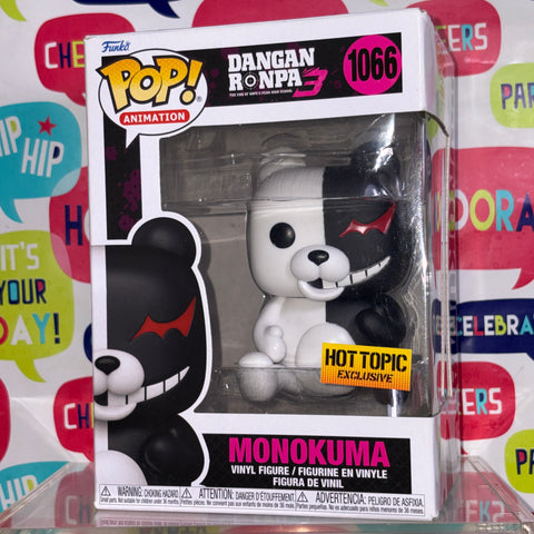 BOX FLAWS VIEW PHOTOS Monokuma - Funko Pop 1066 Vinyl Figure (11.4 Cm L × 8.9 Cm W × 15.9 Cm H)