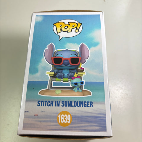 Stitch in Sunlounger Disney Funko Pop 1639 Exclusive