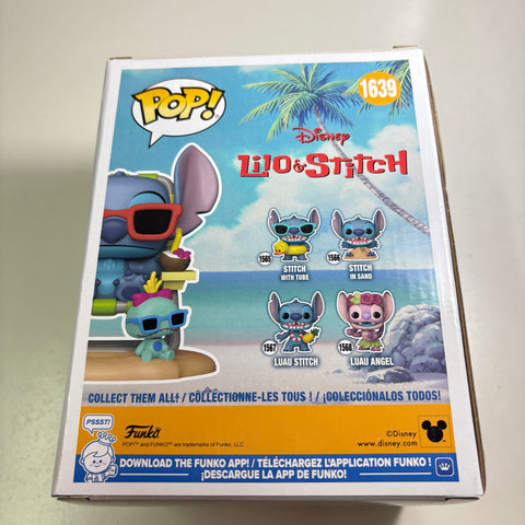 Stitch in Sunlounger Disney Funko Pop 1639 Exclusive
