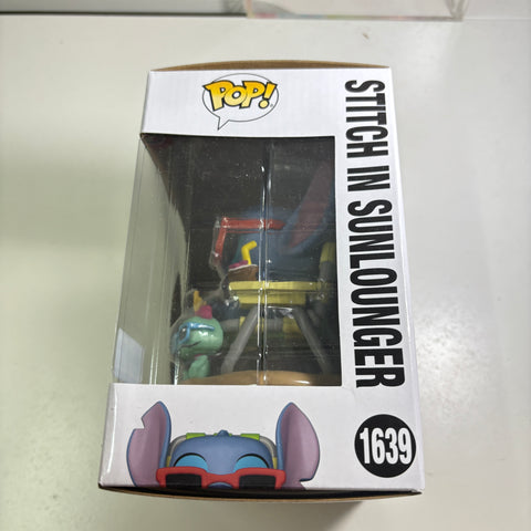 Stitch in Sunlounger Disney Funko Pop 1639 Exclusive