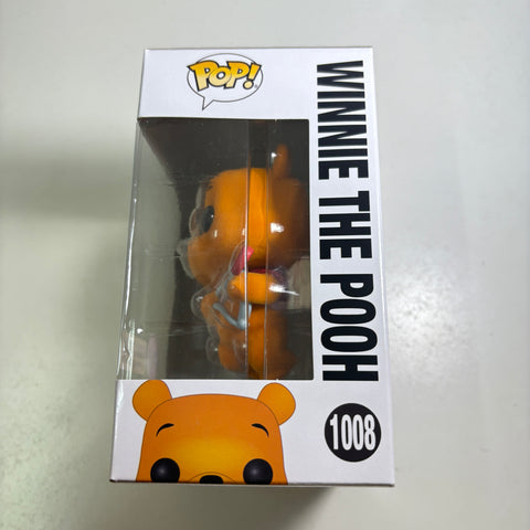 Winnie The Pooh (Flocked) - Disney Funko Pop 1008 Hot Topic Exclusive