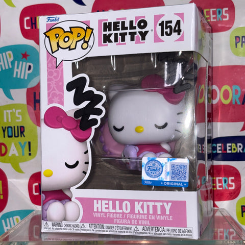 Hello Kitty Sleeping  - Funko Pop 154 Vinyl Figure (11.4 Cm L × 8.9 Cm W × 15.9 Cm H)