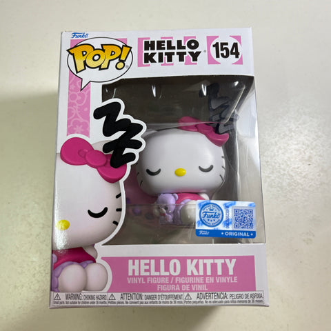 Hello Kitty Sleeping  - Funko Pop 154 Vinyl Figure (11.4 Cm L × 8.9 Cm W × 15.9 Cm H)