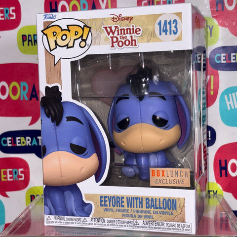 Winnie The Pooh - Eeyore with Balloon Disney Funko Pop 1413 Boxlunch Exclusive