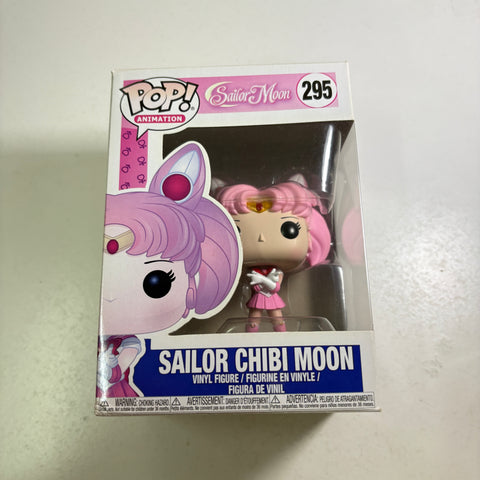 SUNFADED BOX VIEW PHOTOS Sailor Chibi Moon - Funko Pop 295 Vinyl Figure (11.4 Cm L × 8.9 Cm W × 15.9 Cm H))