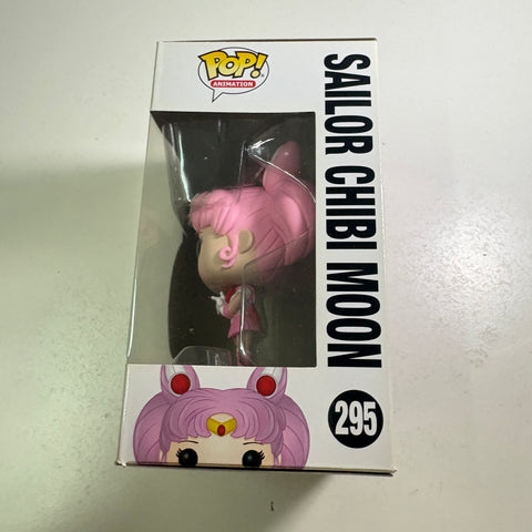 SUNFADED BOX VIEW PHOTOS Sailor Chibi Moon - Funko Pop 295 Vinyl Figure (11.4 Cm L × 8.9 Cm W × 15.9 Cm H))