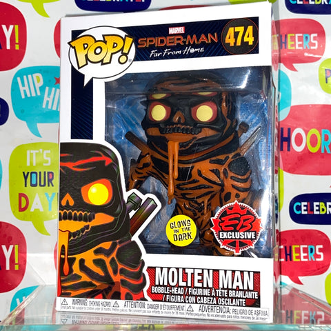 Molten Man Glow - (Spider Man Far From Home) Marvel Funko Pop 474