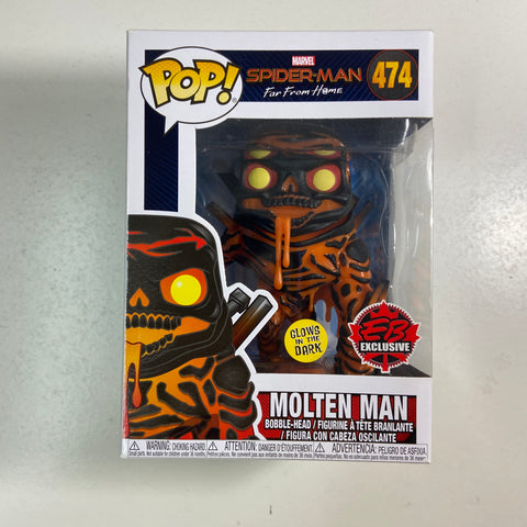 Molten Man Glow - (Spider Man Far From Home) Marvel Funko Pop 474
