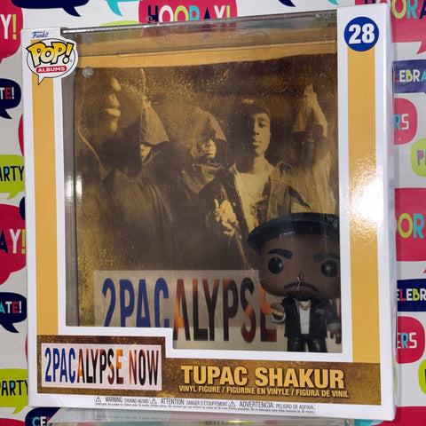 BOX FLAWS VIEW PHOTOS Tupac Shakur - 2Pacalypse Now Funko Pop ALBUM Rocks 28 Vinyl Figure (22.9 Cm L × 8.9 Cm W × 22.9 Cm H)