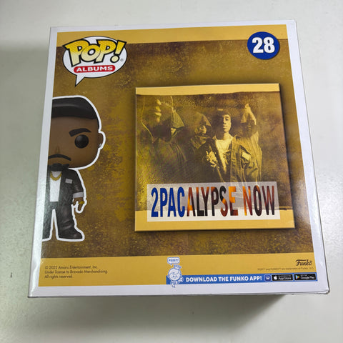 BOX FLAWS VIEW PHOTOS Tupac Shakur - 2Pacalypse Now Funko Pop ALBUM Rocks 28 Vinyl Figure (22.9 Cm L × 8.9 Cm W × 22.9 Cm H)