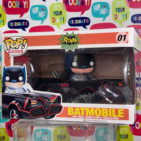 BOX FLAWS VIEW PHOTOS - Batmobile with Batman DC Funko Pop 01  (33.0 Cm L × 12.1 Cm W × 20.3 Cm H)