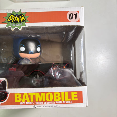 BOX FLAWS VIEW PHOTOS - Batmobile with Batman DC Funko Pop 01  (33.0 Cm L × 12.1 Cm W × 20.3 Cm H)