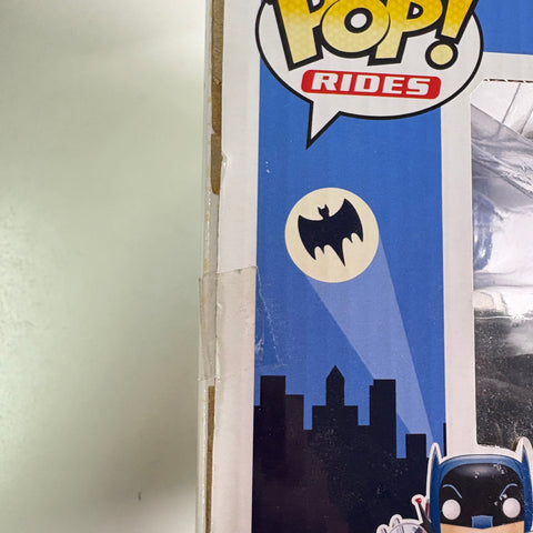 BOX FLAWS VIEW PHOTOS - Batmobile with Batman DC Funko Pop 01  (33.0 Cm L × 12.1 Cm W × 20.3 Cm H)