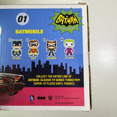 BOX FLAWS VIEW PHOTOS - Batmobile with Batman DC Funko Pop 01  (33.0 Cm L × 12.1 Cm W × 20.3 Cm H)