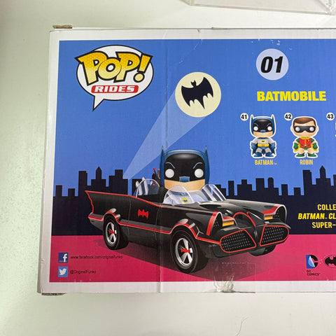 BOX FLAWS VIEW PHOTOS - Batmobile with Batman DC Funko Pop 01  (33.0 Cm L × 12.1 Cm W × 20.3 Cm H)