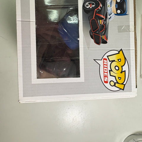 BOX FLAWS VIEW PHOTOS - Batmobile with Batman DC Funko Pop 01  (33.0 Cm L × 12.1 Cm W × 20.3 Cm H)